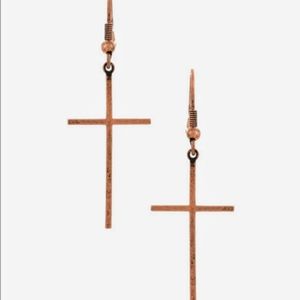 Copper earrings